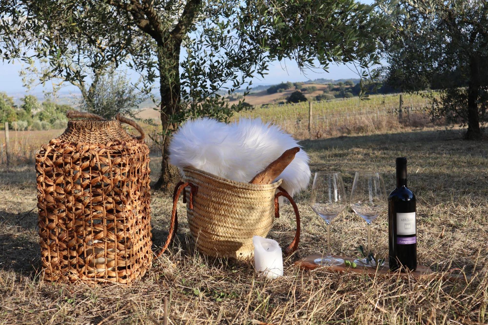 Abbadia Wine Relais Bed and Breakfast Montefollonico Exteriör bild