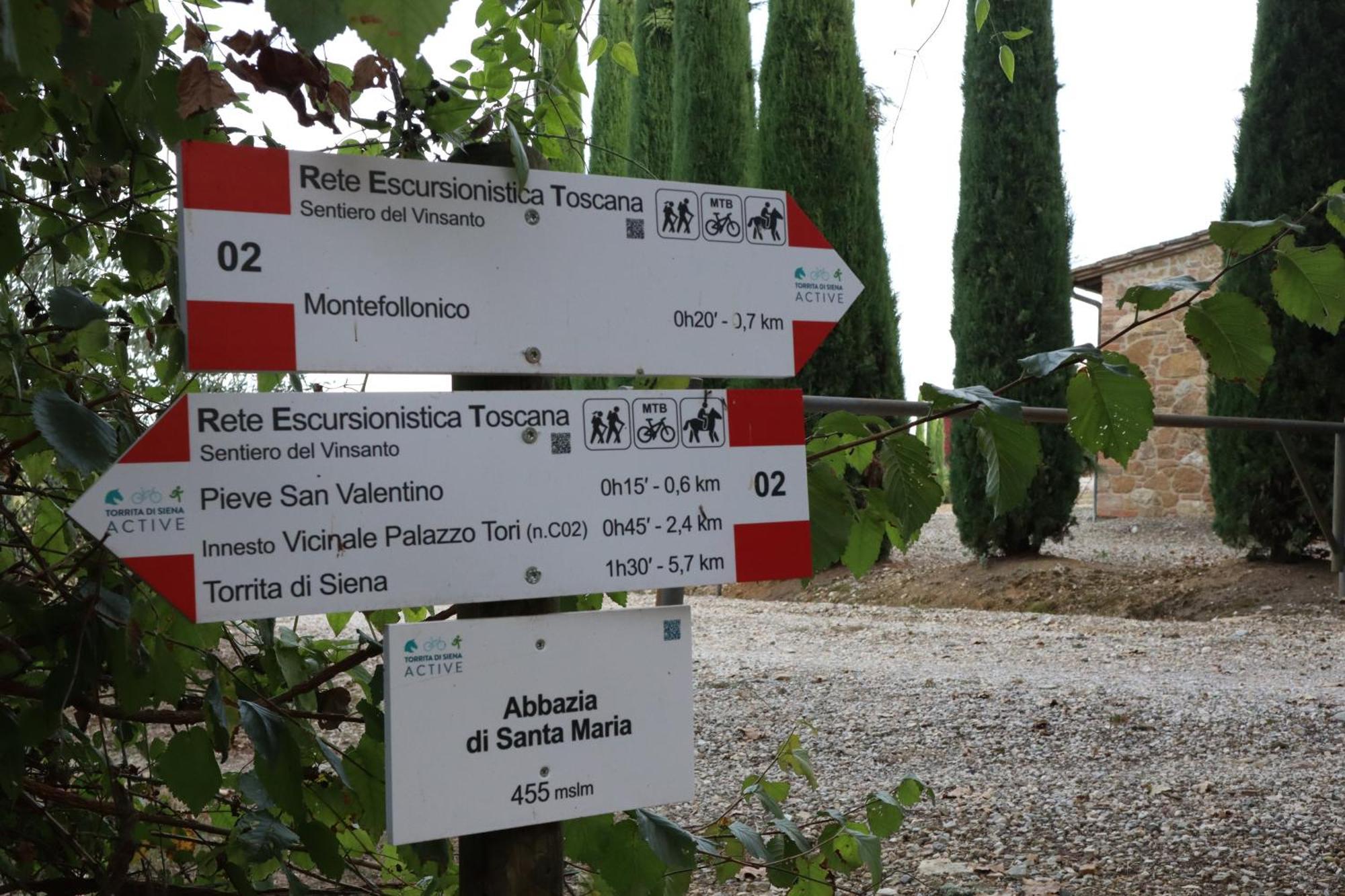 Abbadia Wine Relais Bed and Breakfast Montefollonico Exteriör bild